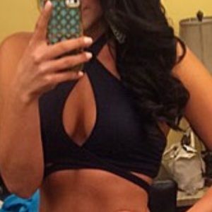 Victoria’s Secret key hole black bikini top-small